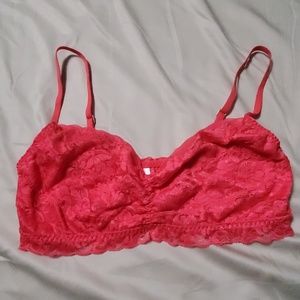 Pink Lace Bralette